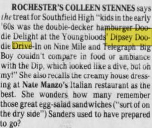Dipsey Doodle - Aug 1987 Article (newer photo)